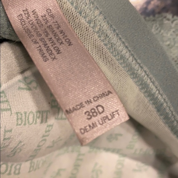 Mint green lace Demi Uplift 38D - Picture 4 of 4